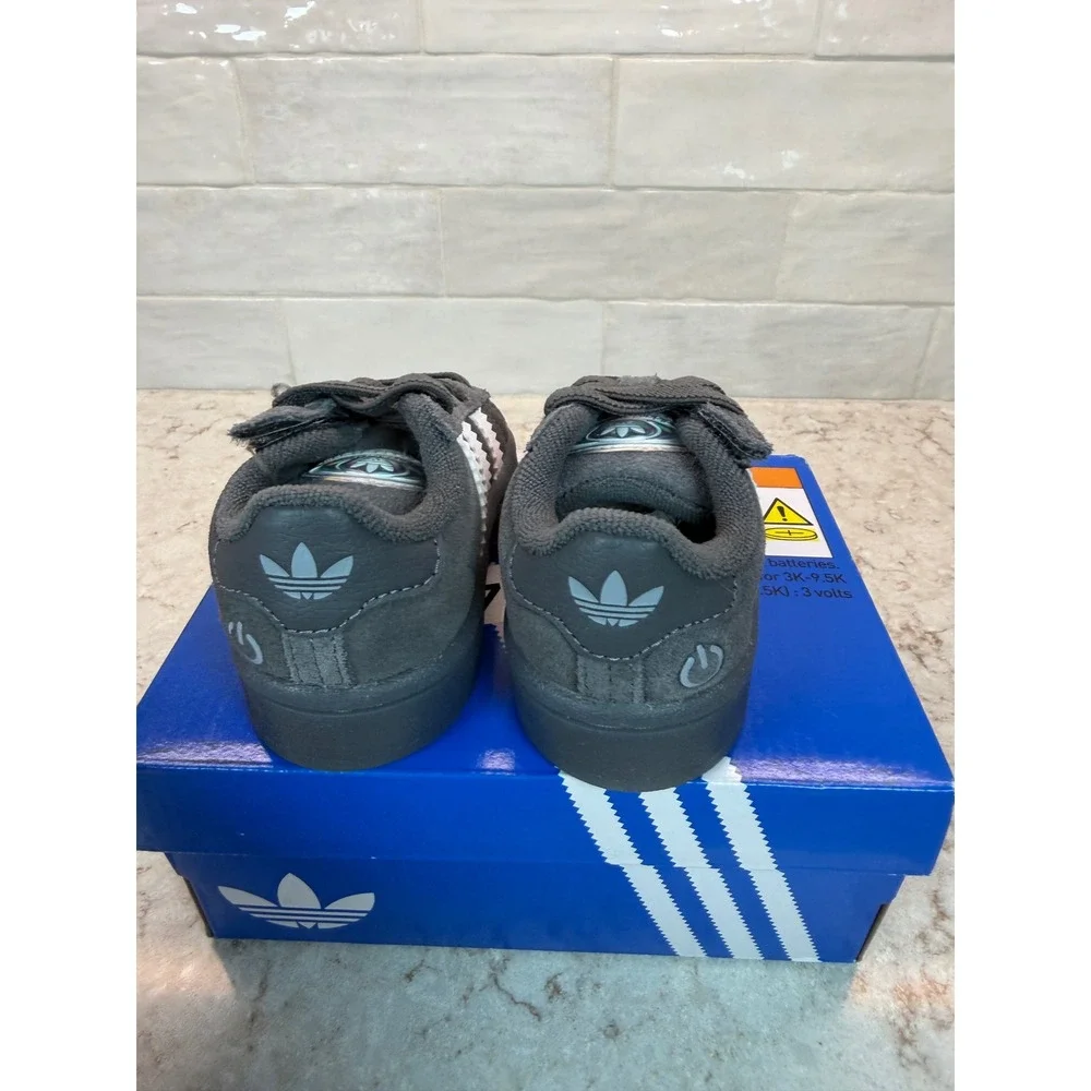 Adidas Campus 00s LED Lights CF E Toddler Shoes Grey White JS1284 Size 5K NEW